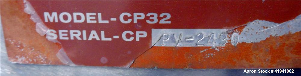 Used Stainless SteelGump Pneumatic In-Line Screener, model CP-32