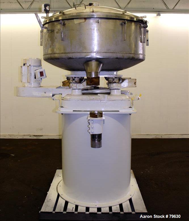 Used: Stainless Steel Gump Pneumatic Inline Screener, Model CP-43