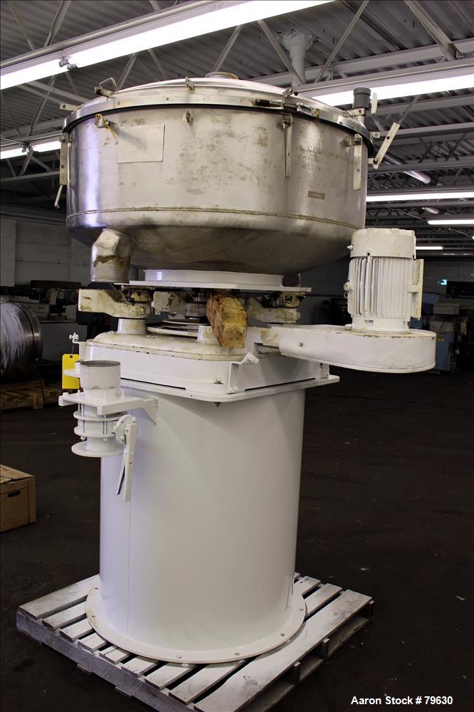 Used: Stainless Steel Gump Pneumatic Inline Screener, Model CP-43