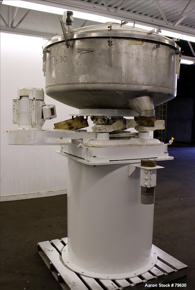 Used: Stainless Steel Gump Pneumatic Inline Screener, Model CP-43
