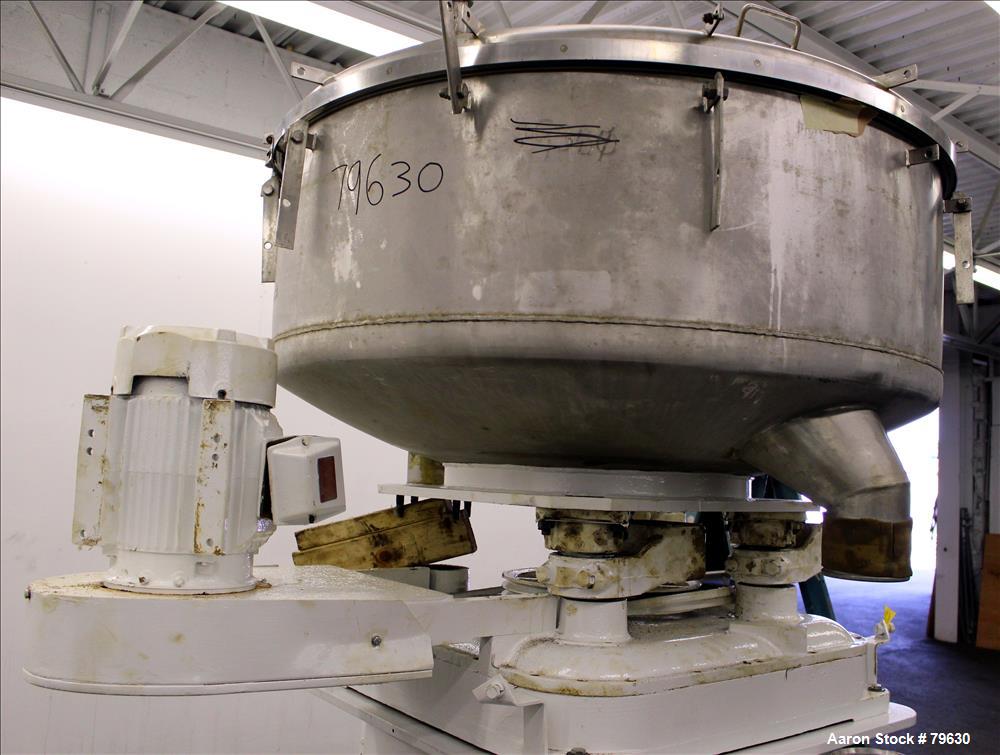 Used: Stainless Steel Gump Pneumatic Inline Screener, Model CP-43
