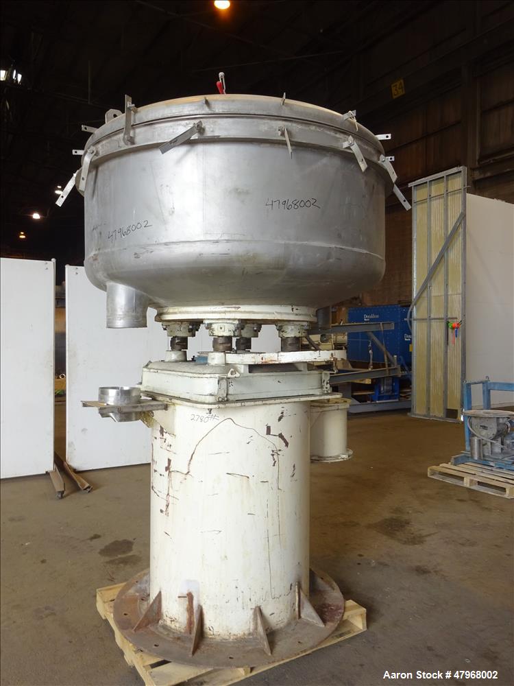Used Gump In-Line Pressure Screener, Model CP-53, 304 Stainless Steel.