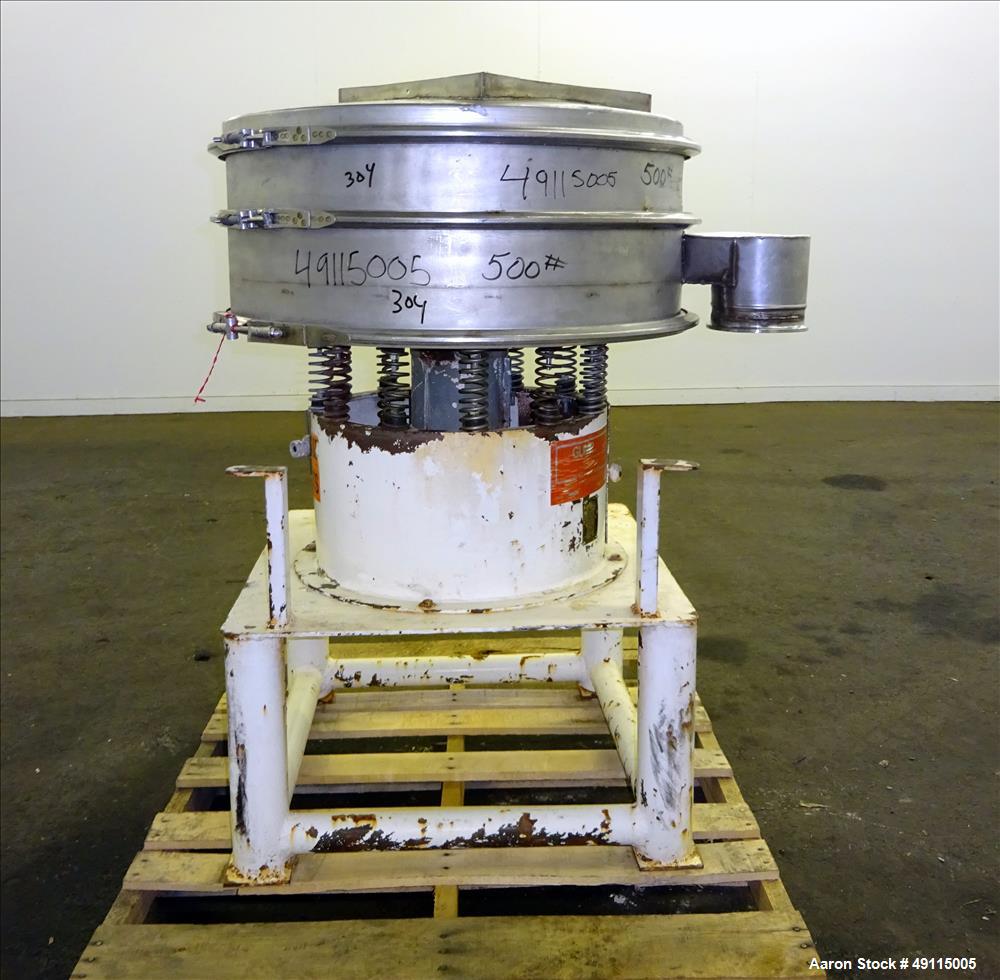 Used Gump Vibratory Screener, Model CV-301, 30" Diameter