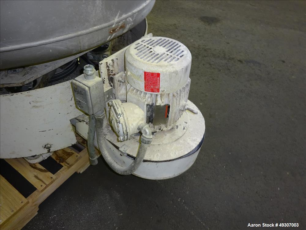 Used Gump Pneumatic Inline Screener, Model CP-43, 304 Stainless Steel.