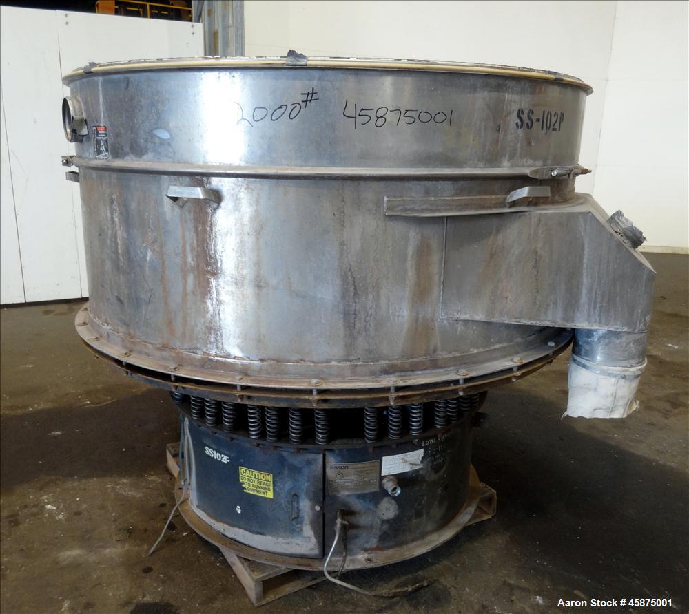 Used Kason Vibrating Screen Separator, Model 72-2AD-SS.