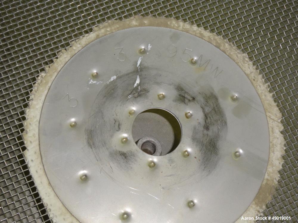 Used Kason Vibrating Screen Separator, Model K-48-1-SS, 304 Stainless Steel.