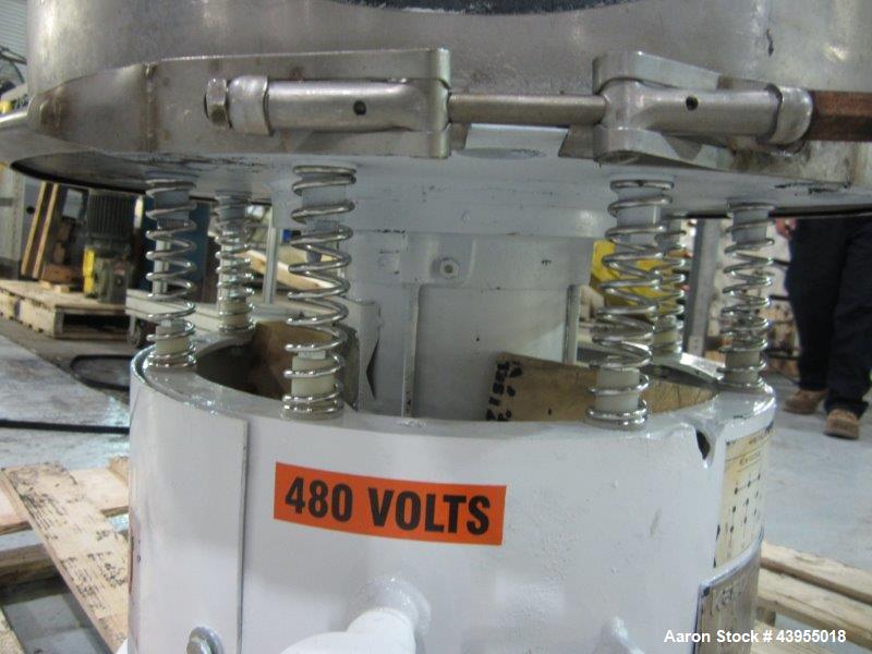 Used Kason Screener, Model K24-2-SS, 304 Stainless Steel.