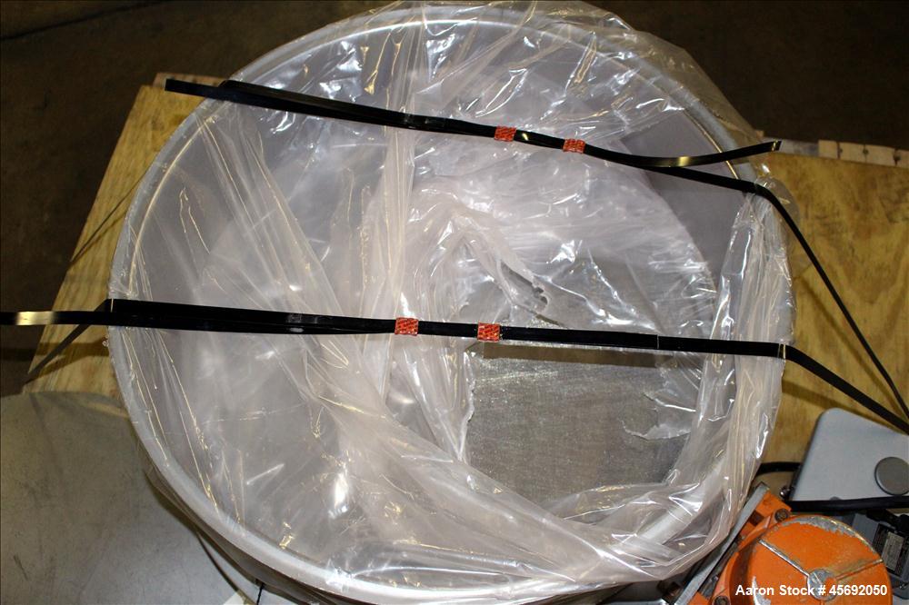 Used Kason Drum Sifter/Scalper, Model K24, Stainless Steel. 24" diameter, single deck, 1 separation. Driven by .23 hp, 115 volt, 1800 rpm motor. Includes top cover. Serial# 116258.