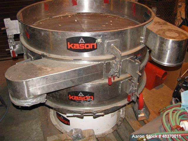 Used Kason Circular Vibroscreen Separator, Model K40 -2-SS