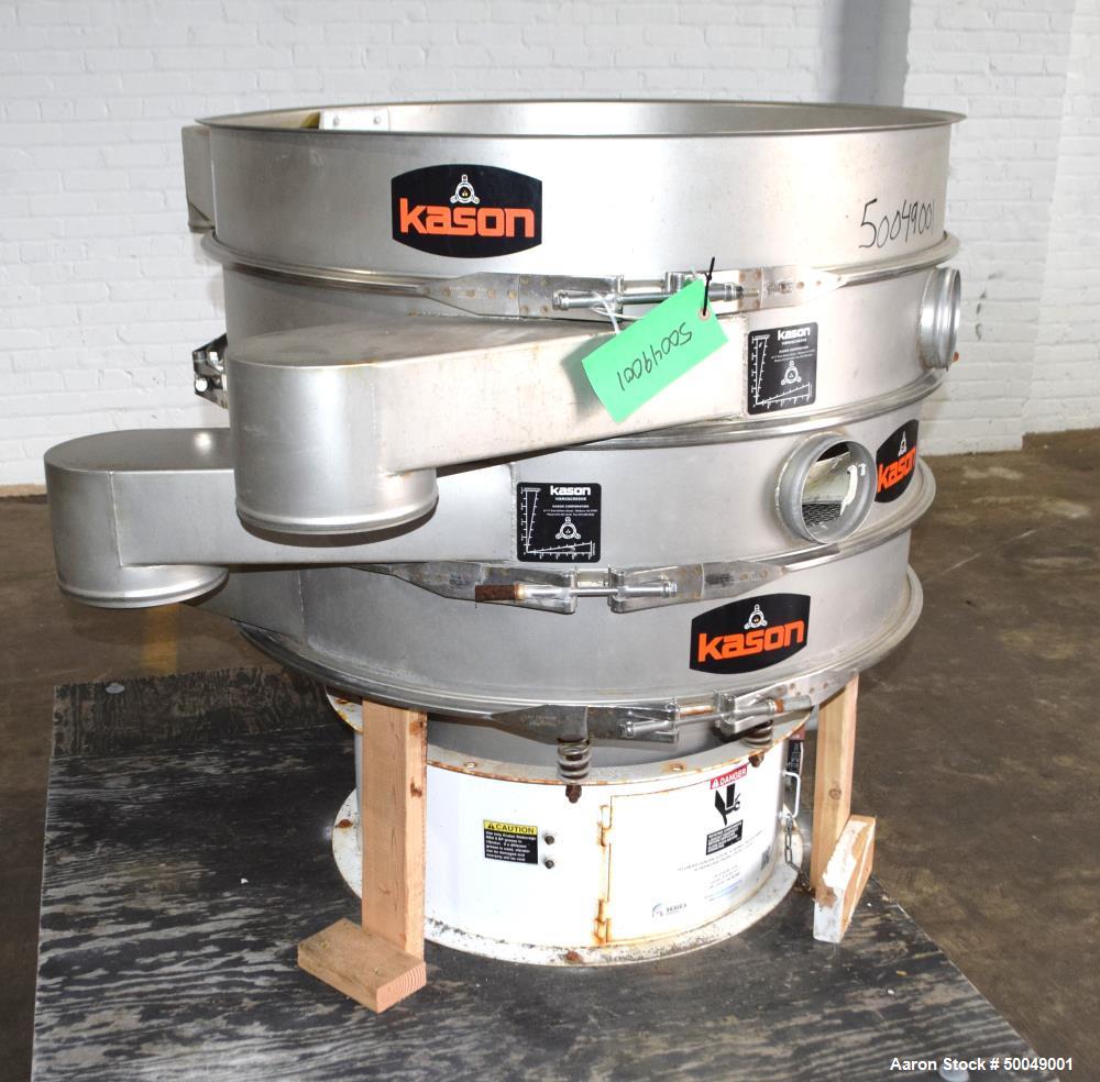 Used Kason 40" Vibra Screen, Model K40-3-SS