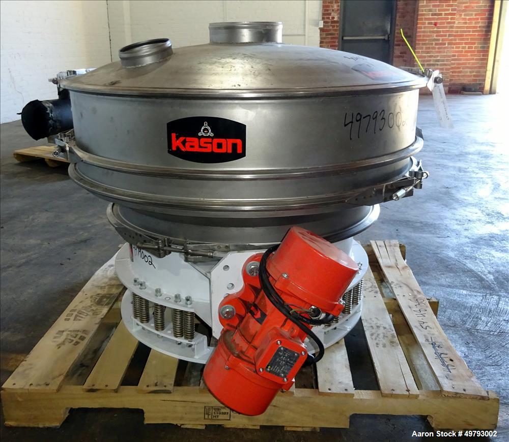 Used Kason Flo-Thru Vibrating Screener, Model K40-FT-SS
