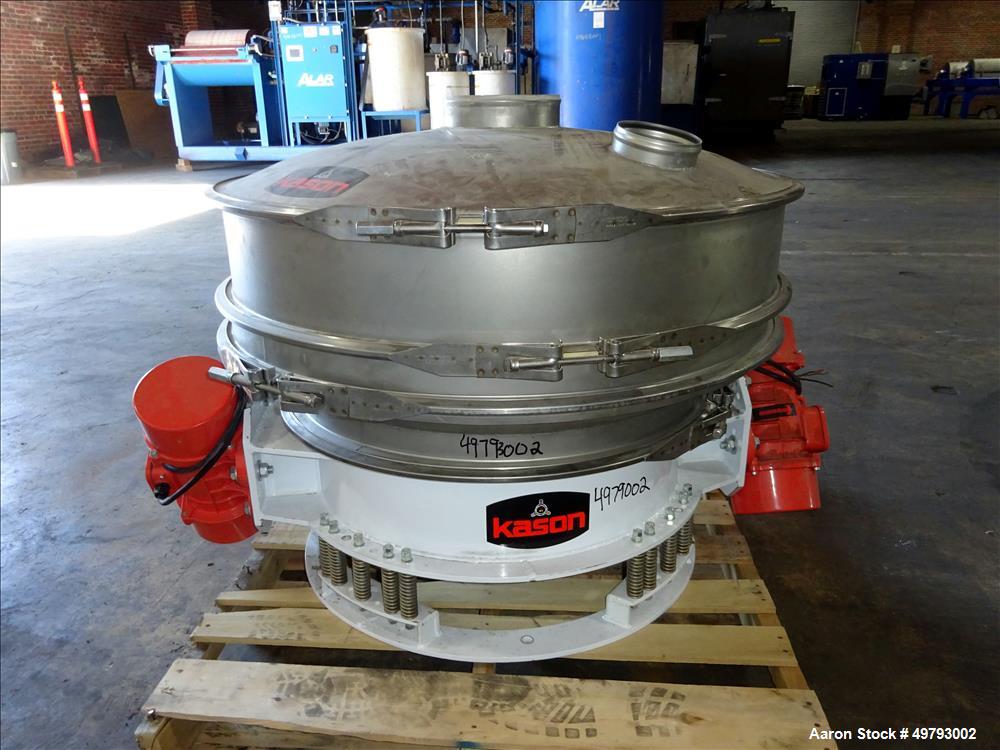Used Kason Flo-Thru Vibrating Screener, Model K40-FT-SS