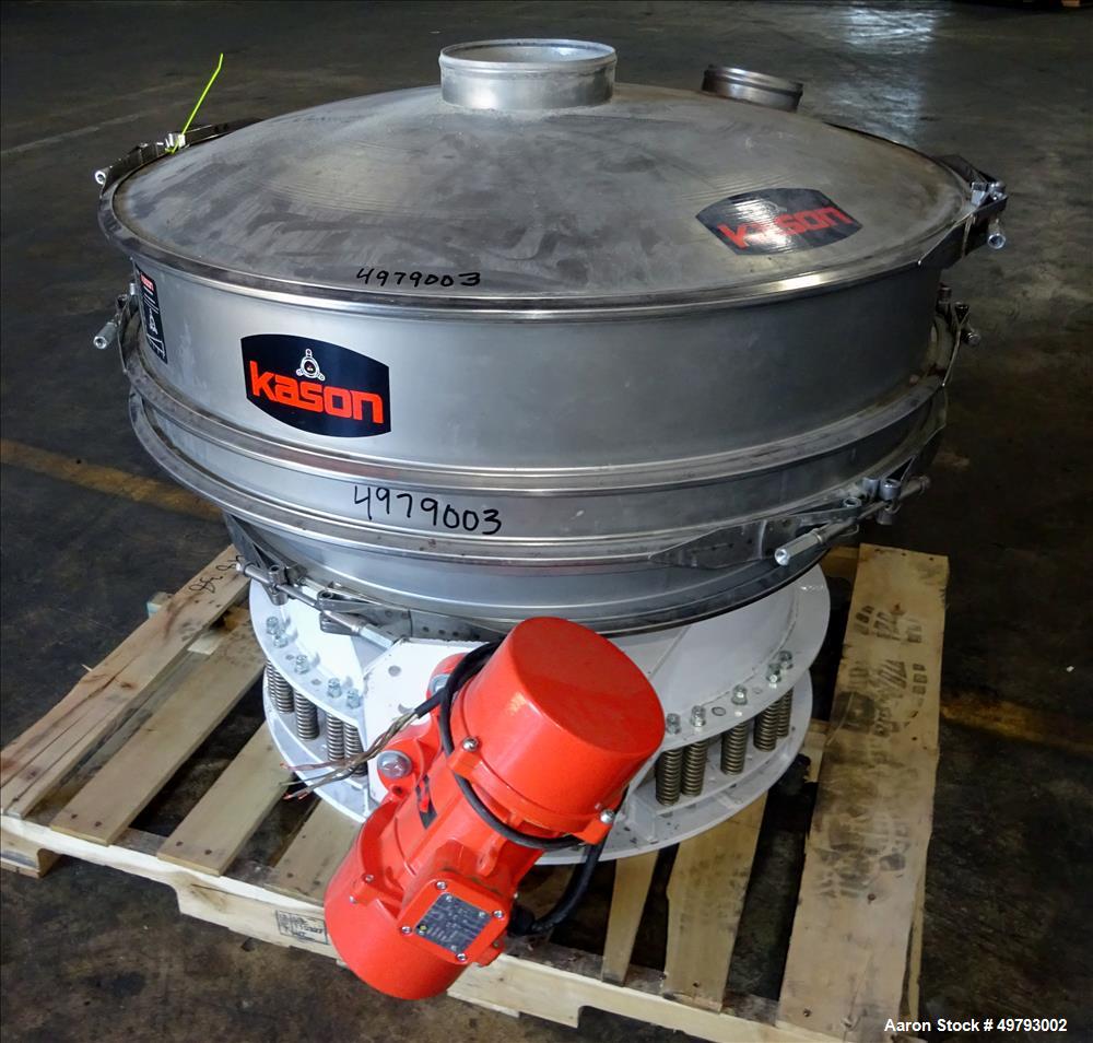 Used Kason Flo-Thru Vibrating Screener, Model K40-FT-SS