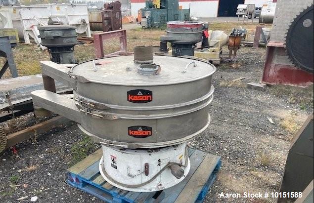 Used Kason K48-1-SS Single Deck Stainless Steel Separator Screener | 48" Vibratory Sifter