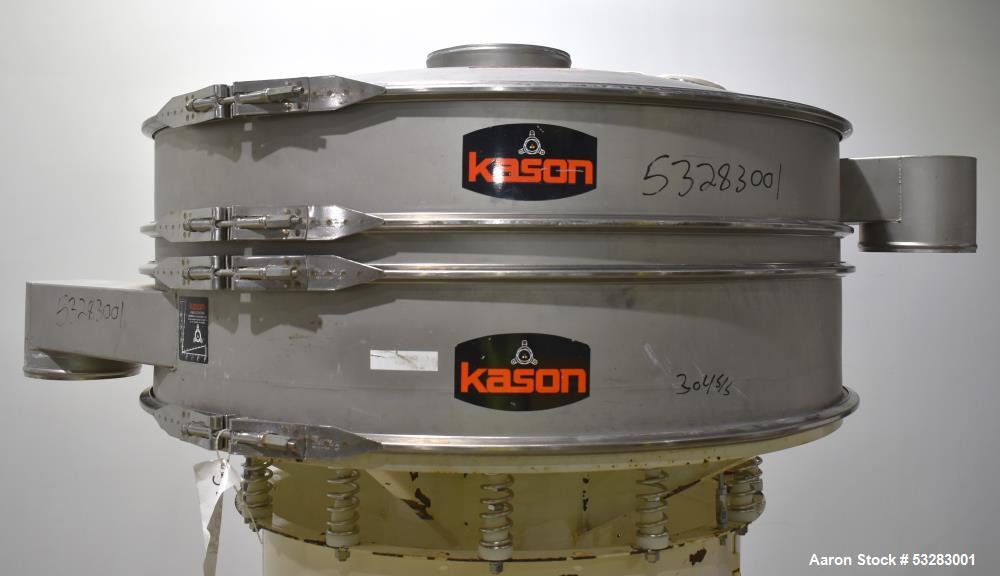 Kason Screen, 48" diameter. Model K48-1-SS. 304 Stainless steel.