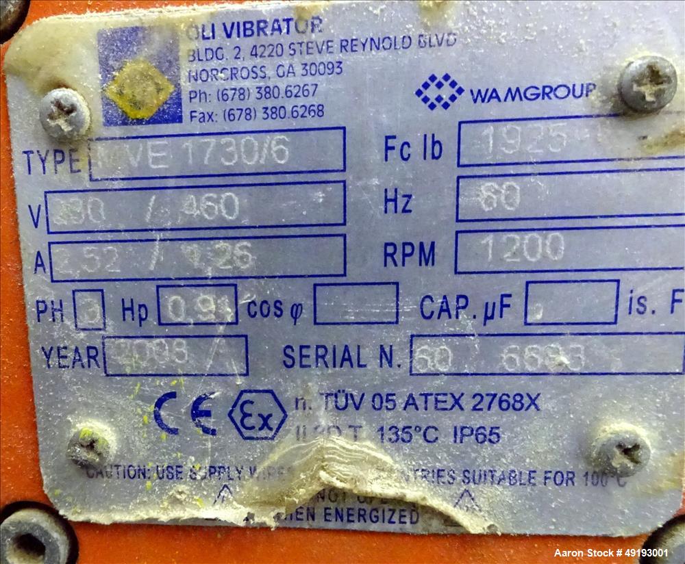 Used Kason VibroScreen, Model K48-1FT-SS.