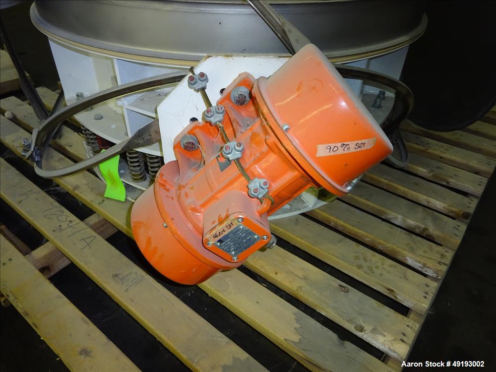 Unused- Kason VibroScreen Low Profile Screener, Model K48-1FT-SS, 48" Diameter,