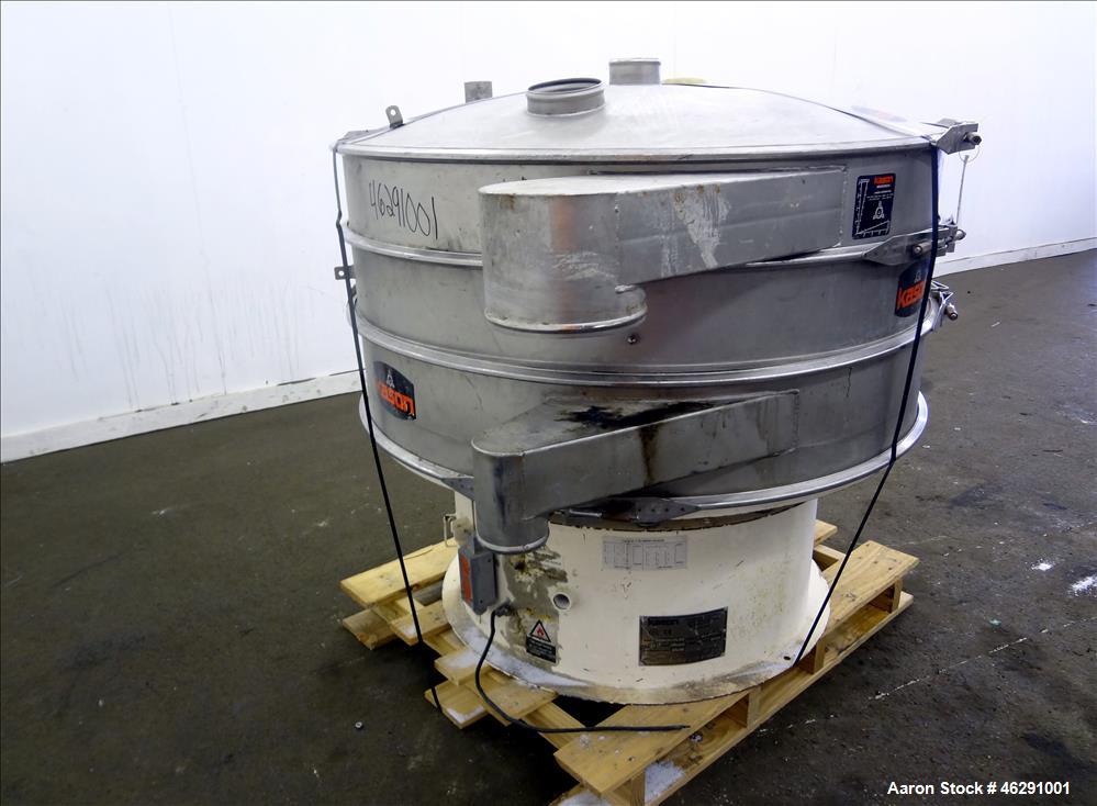 Used Kason 48" Vibra Screen, Model K48-2-SS/SP