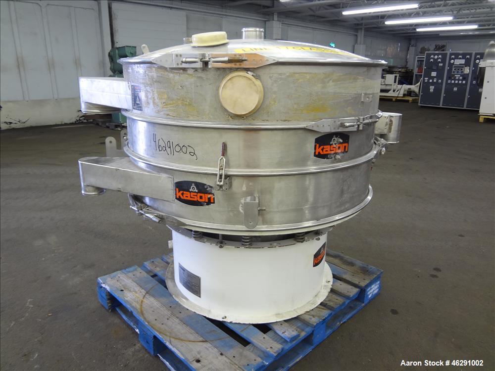 Used Kason 48" Vibra Screen, Model K48-3-SS/SP