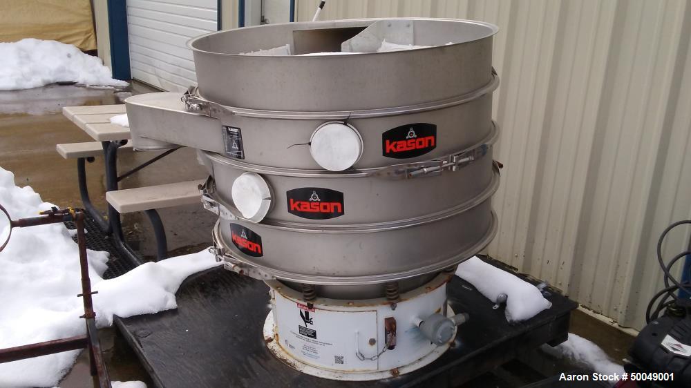 Used Kason 40" Vibra Screen, Model K40-3-SS