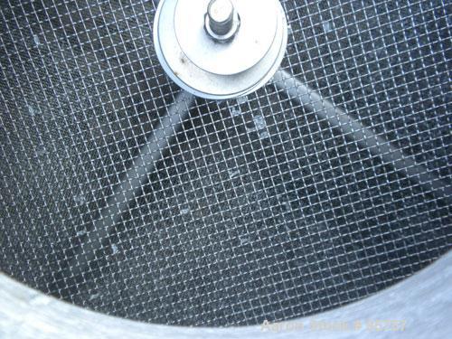 Used Kason High Capacity Recycle Clarifier/Screener, Model K72-2AD-SS, 304 Stainless Steel. 72" diameter, double deck, 3 separation. Driven by a 2 hp, 3/60/480 volt, 900 rpm motor. Mounted on a carbo...
