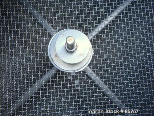 Used Kason High Capacity Recycle Clarifier/Screener, Model K72-2AD-SS, 304 Stainless Steel. 72" diameter, double deck, 3 separation. Driven by a 2 hp, 3/60/480 volt, 900 rpm motor. Mounted on a carbo...