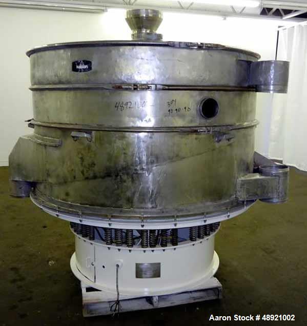 Used Kason Vibrating Screen Separator, Model K-72-2-SS