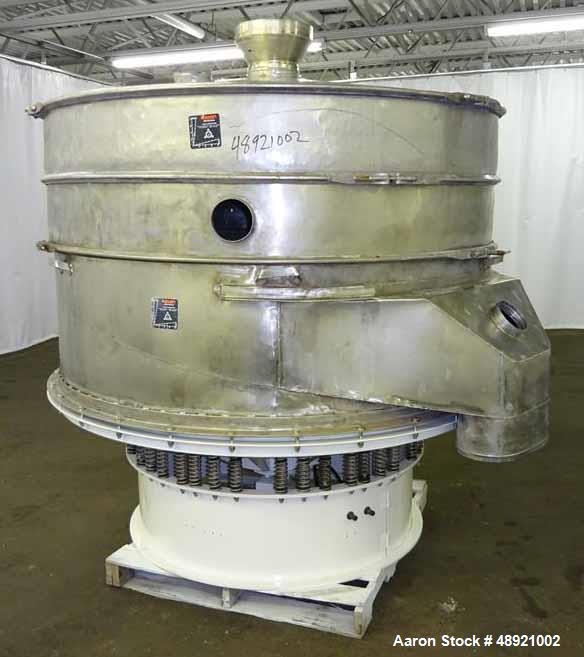 Used- Kason Vibrating Screen Separator, Model K-72-2-SS