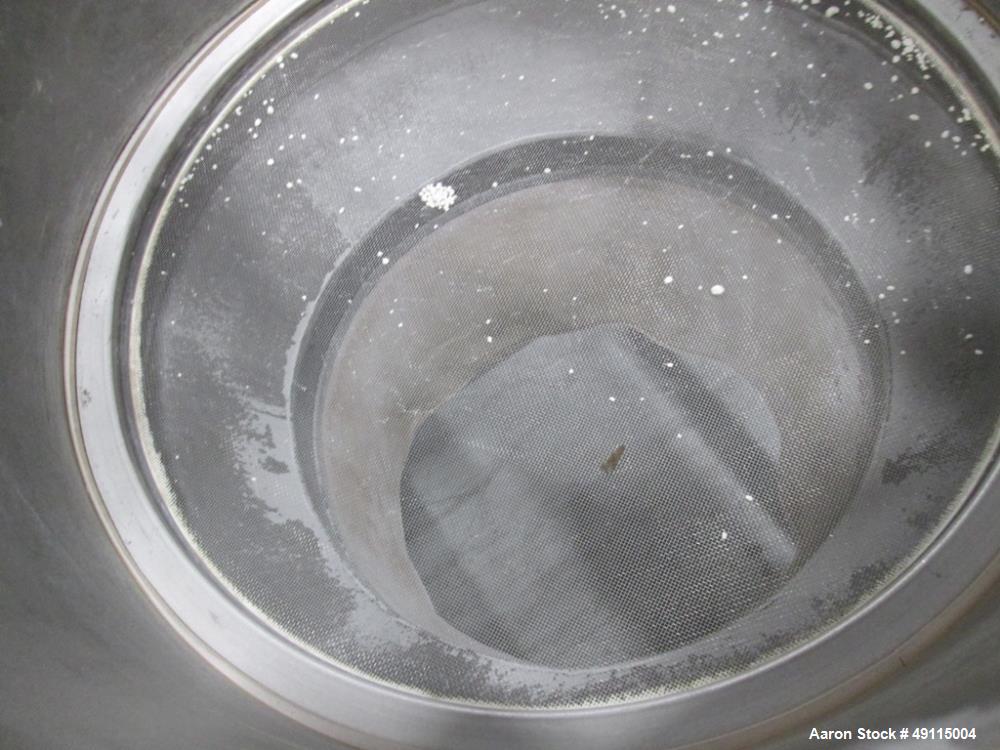Used Kason Drum Sifter / Sieve, Model KDS24-SS, 24" Diameter, 304 Stainless Ste