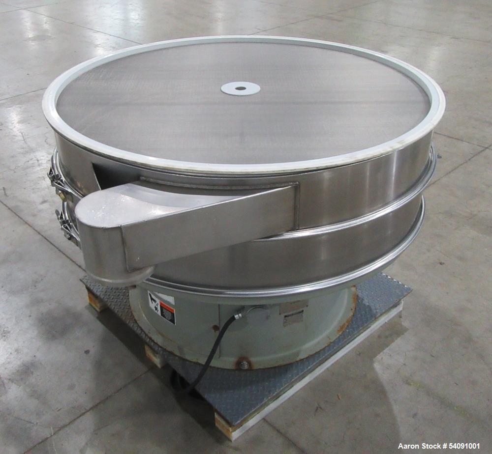 Used Macon MA60S88-DP Vibratory Separator | 60" SS Screens | Wet/Dry Processing