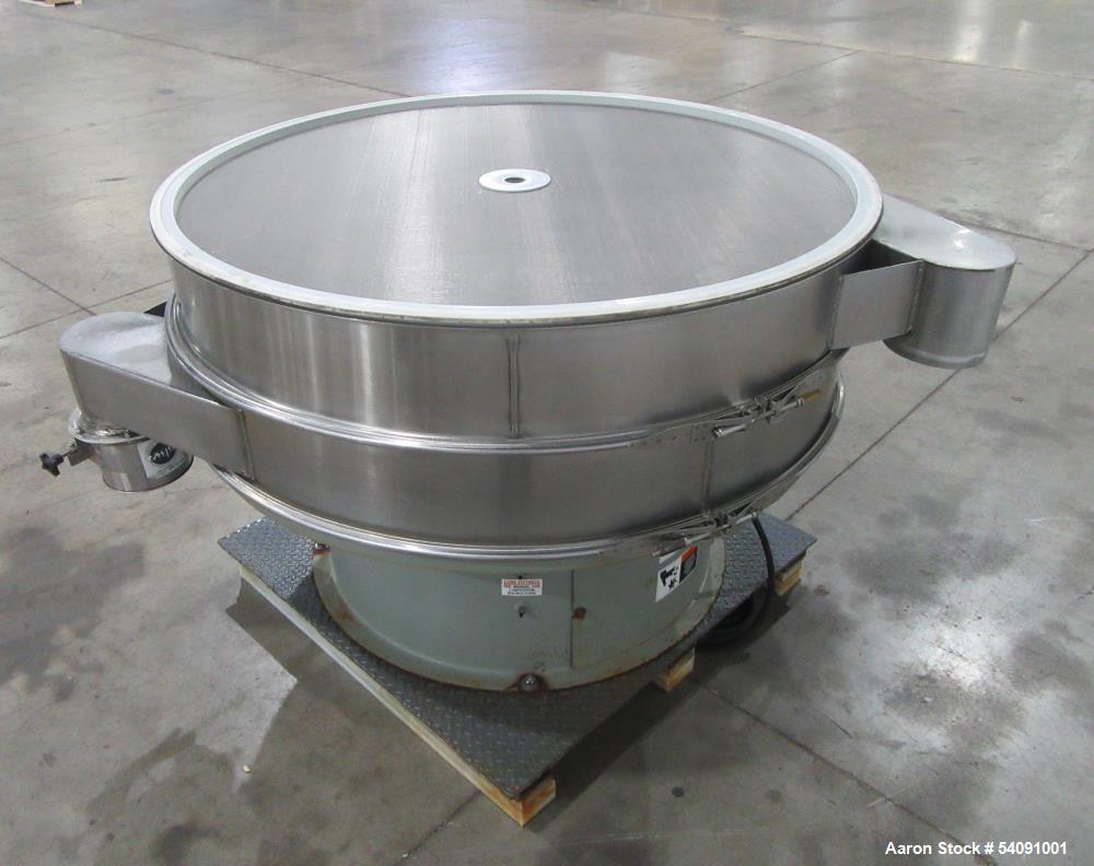 Used Macon MA60S88-DP Vibratory Separator | 60" SS Screens | Wet/Dry Processing