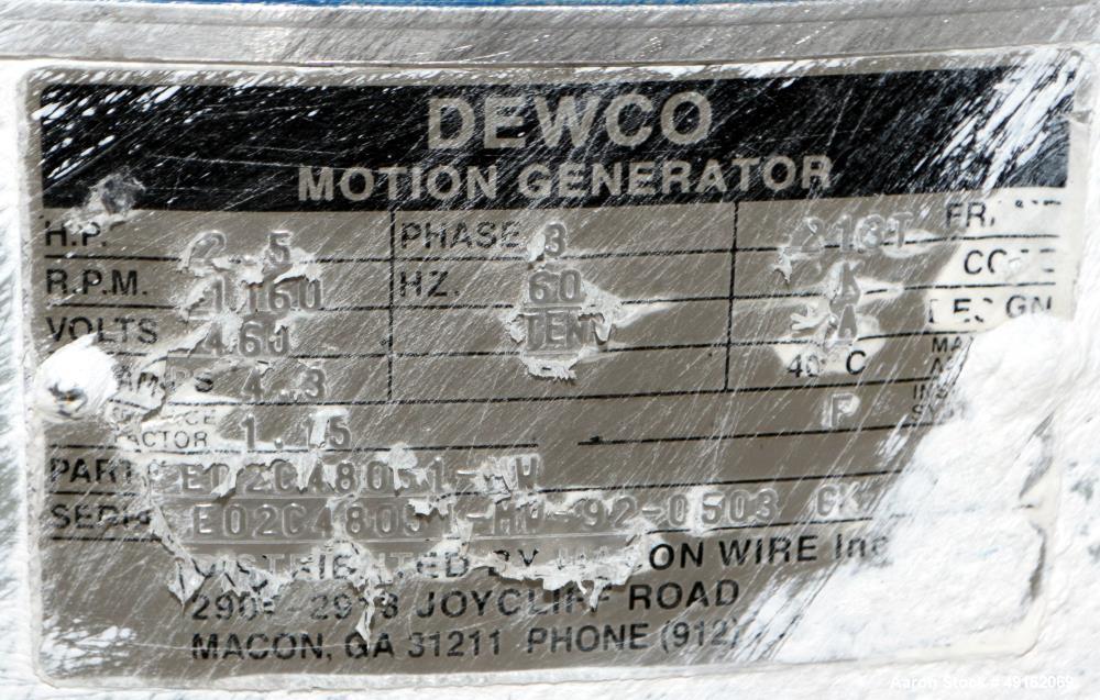 Used- Macon 48" Diameter Stainless Steel Vibratory Screener