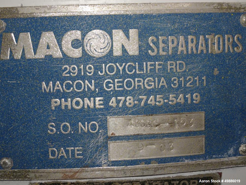 Used Macon 48" Diameter Vibratory Screener