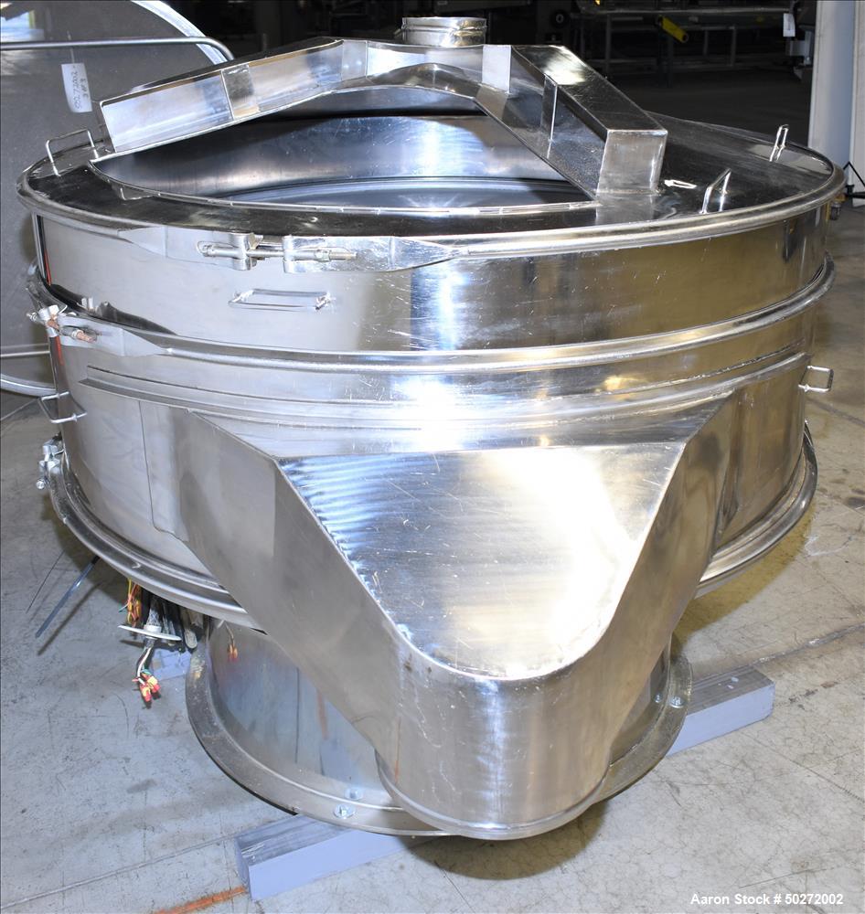 Used Microner 60" Screener, Model GS60-1HC-SS, 304 Stainless Steel.