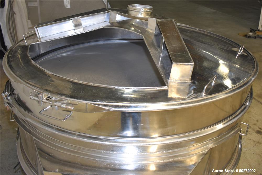 Used Microner 60" Screener, Model GS60-1HC-SS, 304 Stainless Steel.