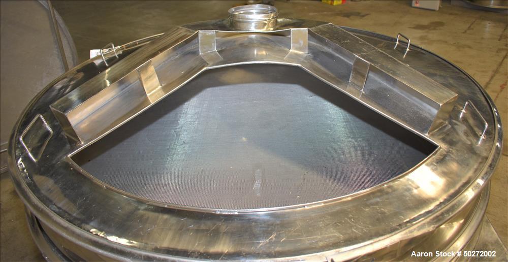Used Microner 60" Screener, Model GS60-1HC-SS, 304 Stainless Steel.