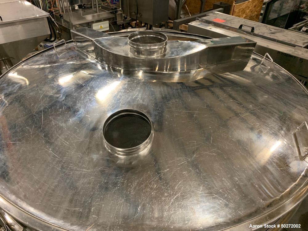Used Microner 60" Screener, Model GS60-1HC-SS, 304 Stainless Steel.