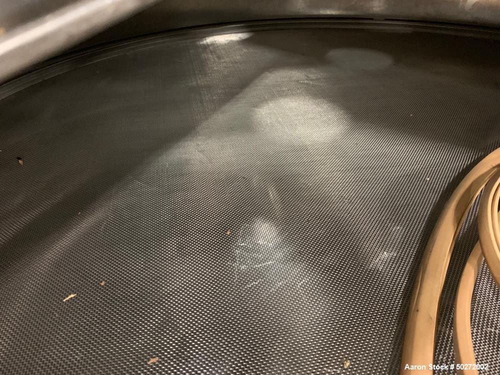 Used Microner 60" Screener, Model GS60-1HC-SS, 304 Stainless Steel.