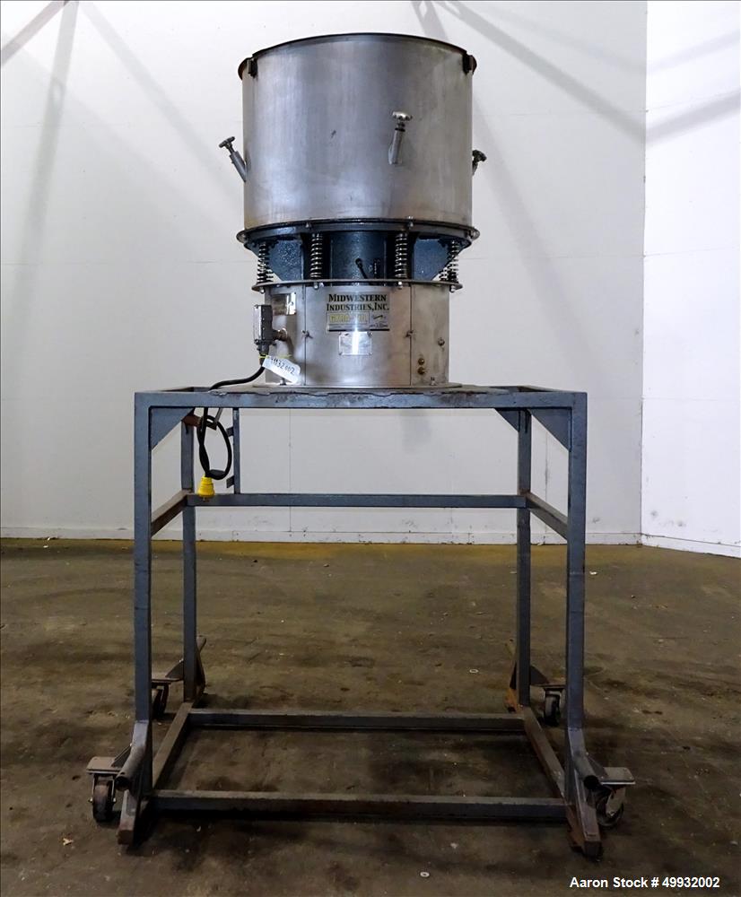 Used- Midwestern Industries Sifter/Scalper, Model MR36S24