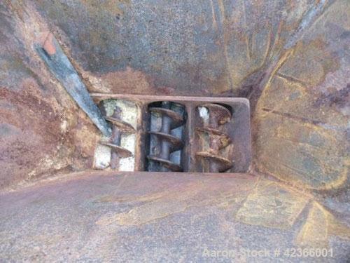 Unused- Midwestern Industries Porta-Sifter, model 55E, 304 stainless steel. 22-1/2’’ Diameter x 4’’ deep single deck with a 250m screen. No top cover, coned bottom chute with a 6’’ outlet. Driven by ...