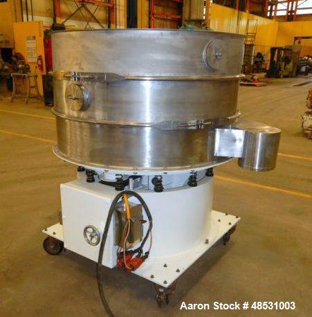 Used- Midwestern Screener, Model Exo-Dyne, Stainless Steel. Double Deck, 3 seperation. Approximate 2hp motor. Serial# 0875-4...