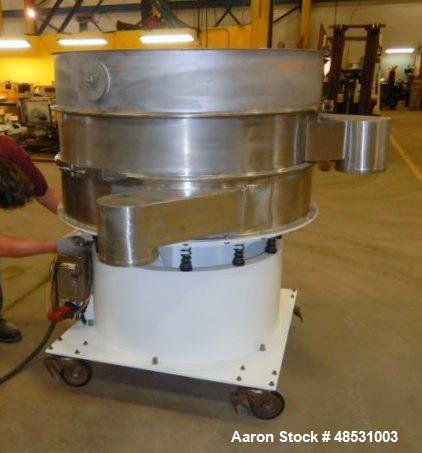 Used Midwestern Screener, Model Exo-Dyne, Stainless Steel. Double Deck, 3 seperation. Approximate 2hp motor. Serial# 0875-426.