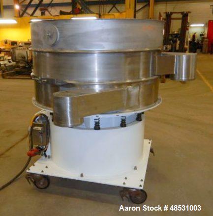 Used Midwestern Screener, Model Exo-Dyne, Stainless Steel. Double Deck, 3 seperation. Approximate 2hp motor. Serial# 0875-426.