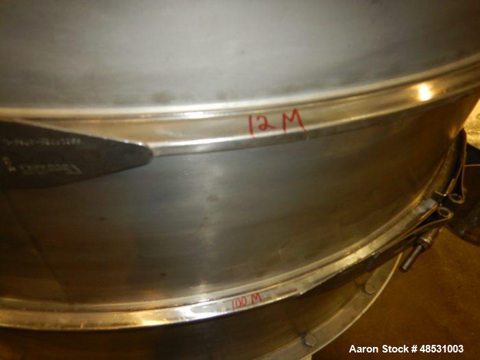 Used Midwestern Screener, Model Exo-Dyne, Stainless Steel. Double Deck, 3 seperation. Approximate 2hp motor. Serial# 0875-426.