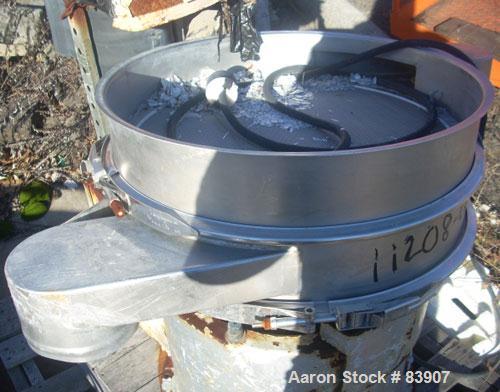 USED: Midwestern Screener, model ME24S4-4, stainless steel. 1 deck, 3/4 hp motor.