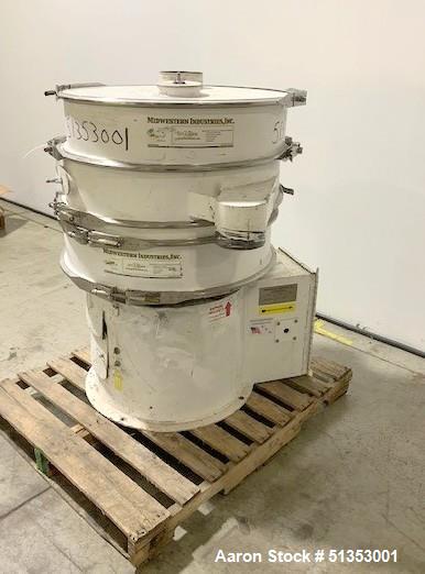 Used- Midwestern Industries Series ME Gyra-Vib Separator