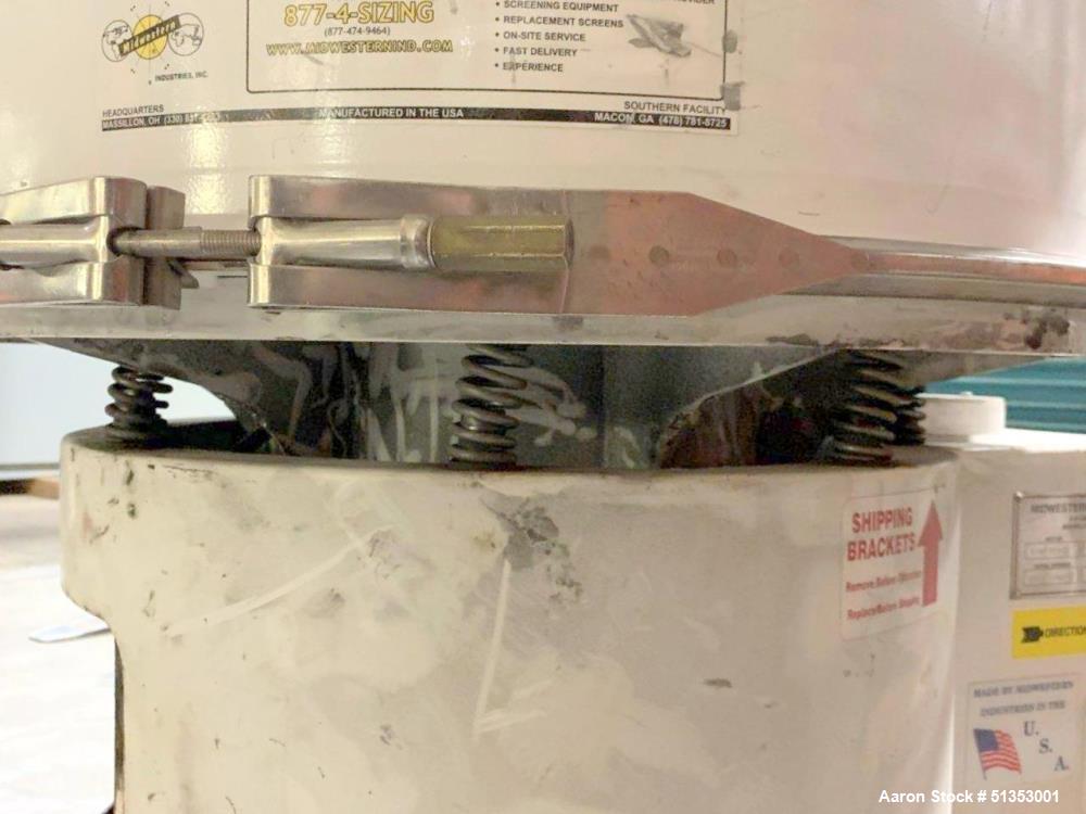 Used Midwestern Industries Series ME Gyra-Vib Separator
