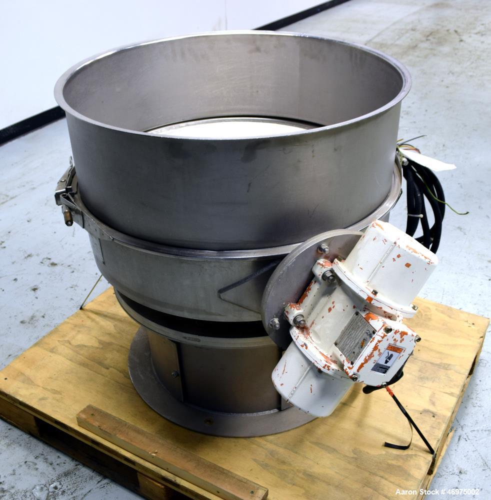 Used- Midwestern Industries Sifter/Scalper, Model MLP30S6-10, 304 Stainless Stee