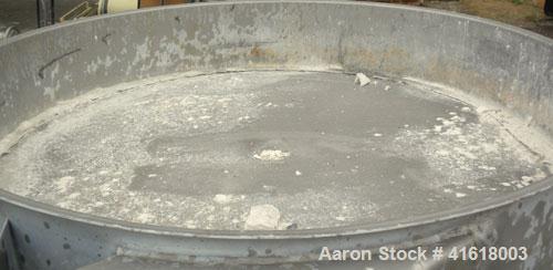 Used Midwestern Vibratory Screener, Model MR48S8-8, 304 Stainless Steel. 48" diameter, single deck, 2 separation, no top cover. Driven by a 2-1/2 hp, 3/60/230/460 volt, 1120 rpm motor. Mounted on a 1...