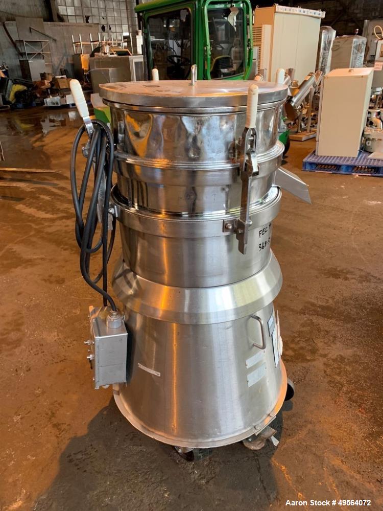 Used Russel Finex Stainless Steel Sifter, Model 16300.